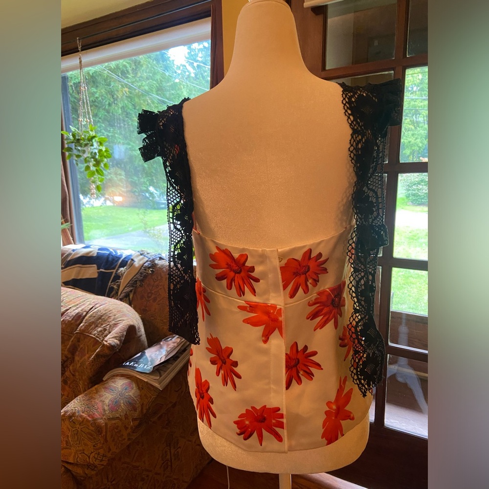 MERYLL ROGGE satin and lace top - Picture 2 of 3